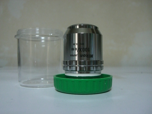  Nikon microscope CF against thing lens 100X secondhand goods 