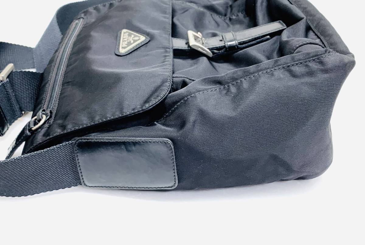 PRADA プラダ ナイロン ショルダーバッグ B8994 VELA NERO 黒 テスート