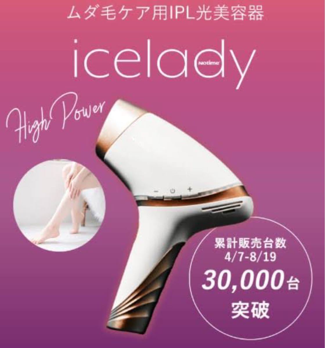 【新品・未開封】アイスレディ 光脱毛器 icelady SKB180