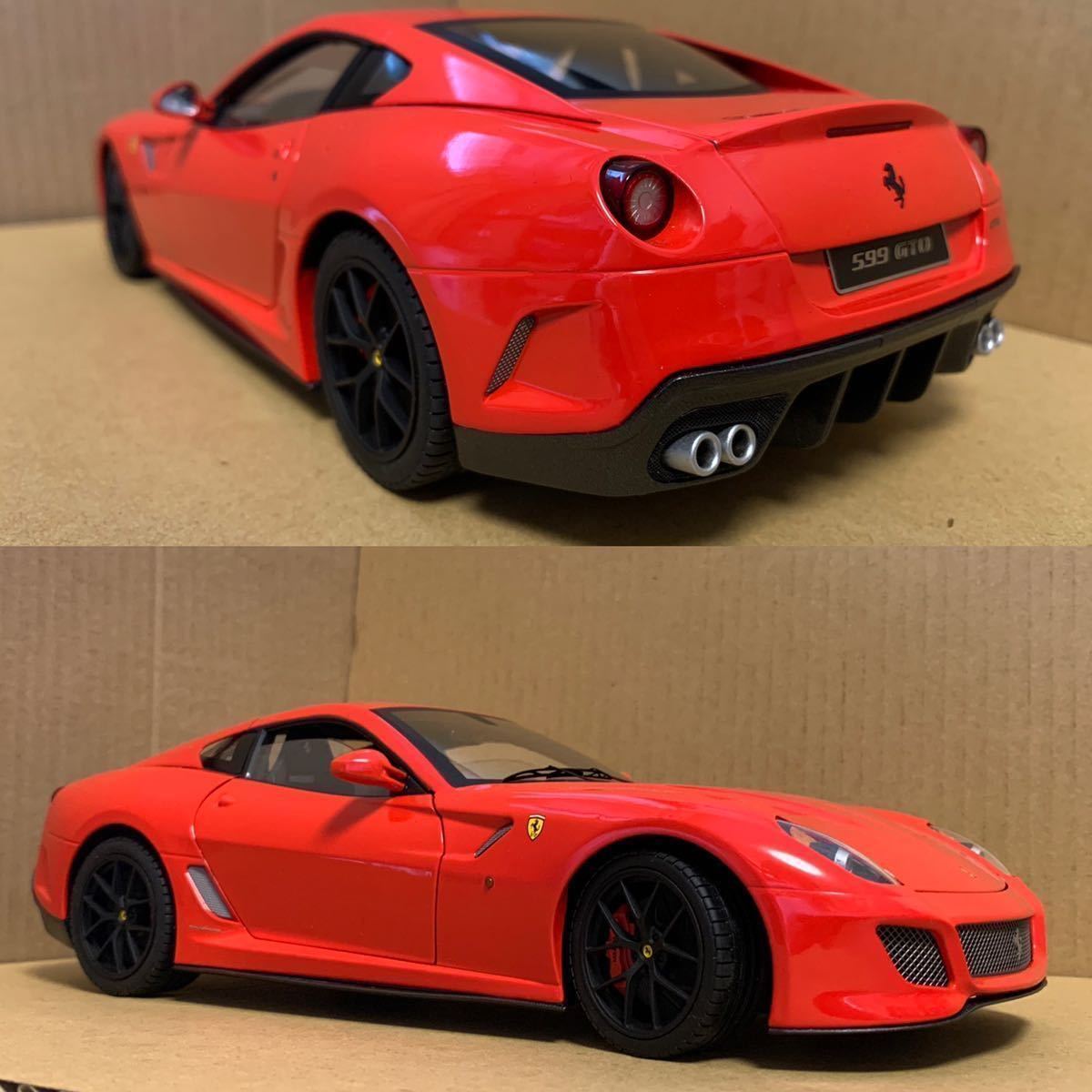 フェラーリ 599 GTO 1/18 レッド/ブラックホイール ホットウィール