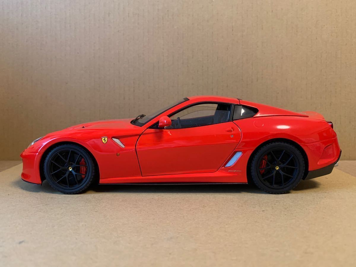 フェラーリ 599 GTO 1/18 レッド/ブラックホイール ホットウィール