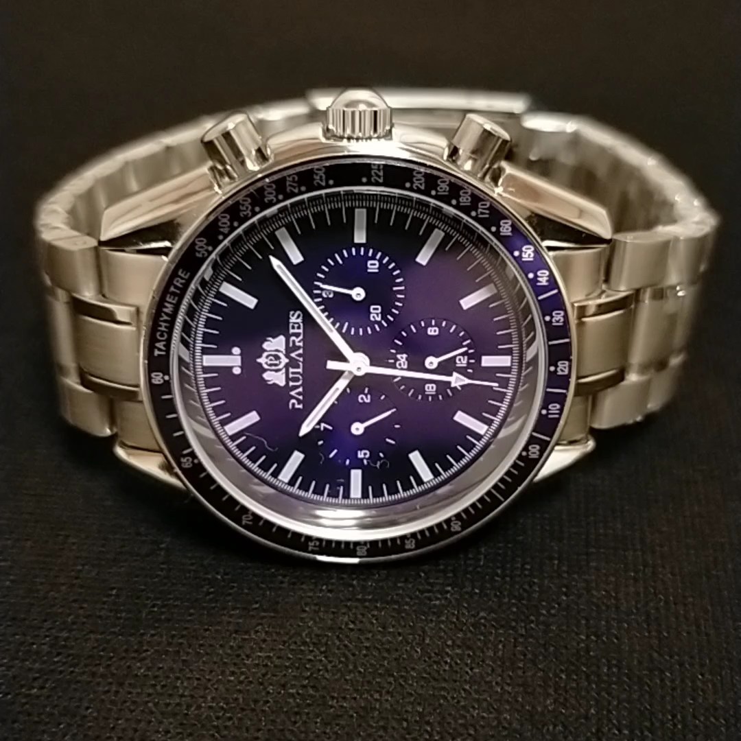 ホワイトブラウン 【昨年6月購入、ほぼ新品、レア品、自動巻】ALPINA