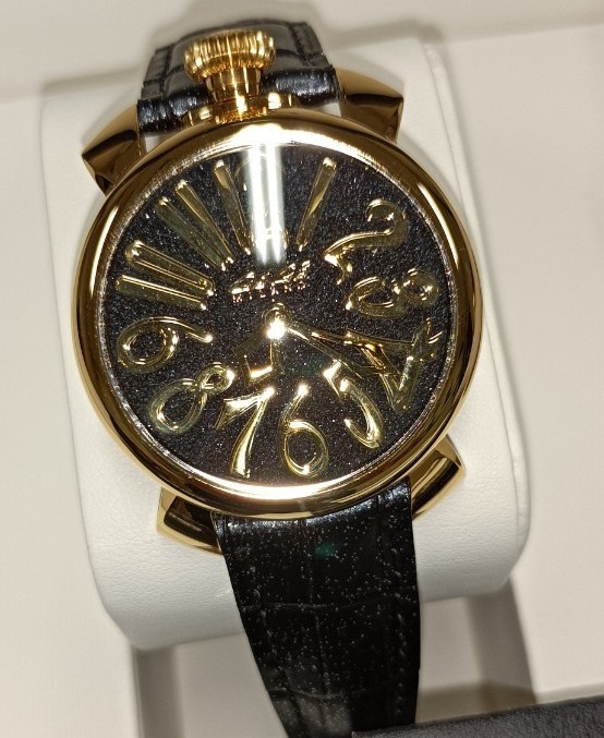 ☆GaGa‐MILANO☆【未使用品】ガガミラノ☆マヌアーレ40㎜/ゴールド