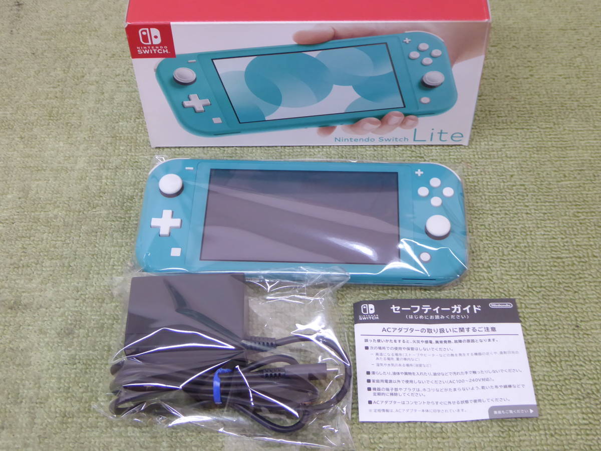 073-N47) 品 Nintendo Switch Lite ニンテンドースイッチライト ターコイズ 本体 動作OK - maatfamily.com