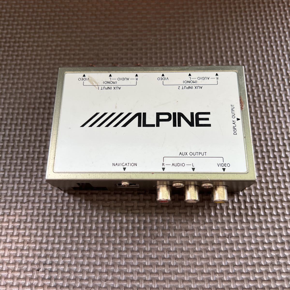 動作未確認 アルパイン AVセレクター ALPINE_画像1