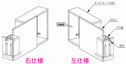 おトイレをリフォーム！スライド扉式収納。ダストボックス付