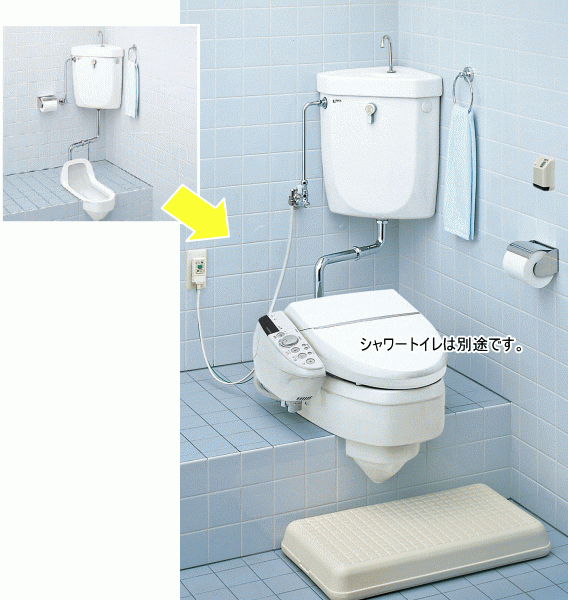 洋風便器にカンタン変身!和風アタッチメント(スワレット) 洋風便器にカンタン変身!和風アタッチメント(スワレット)