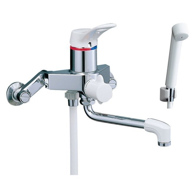 簡単操作 シングルレバータイプのシャワーバス水栓 安心ブランド LIXIL・INAX（リクシル・イナックス）製