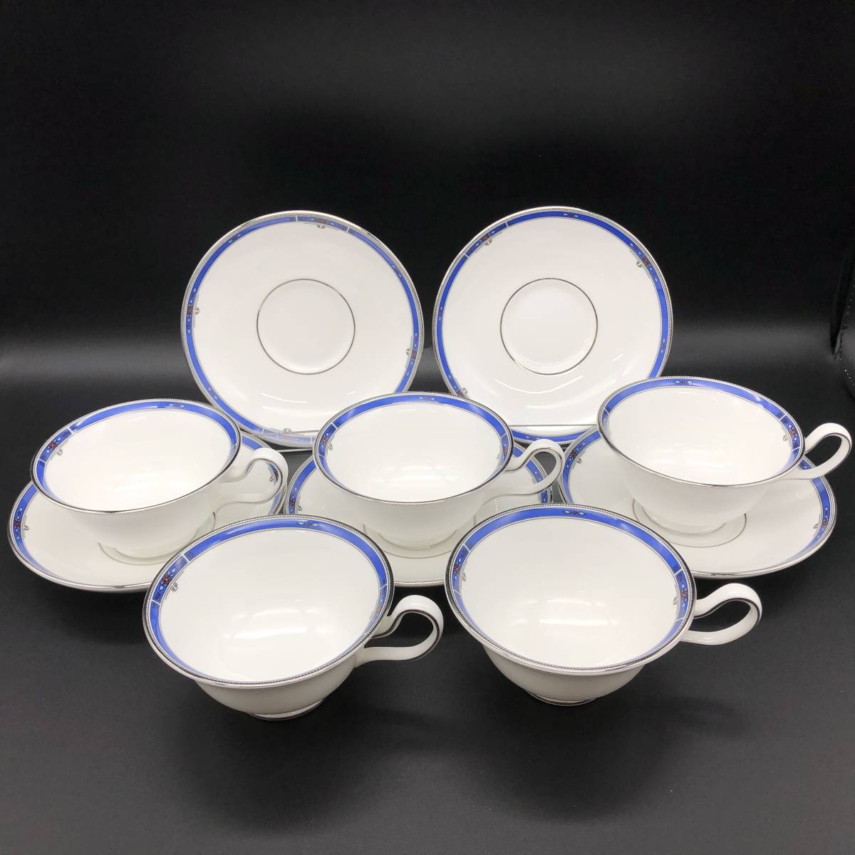 【5客まとめ】WEDGWOOD キングスブリッジ カップ＆ソーサー ボーンチャイナ ウエッジウッド 陶器 食器 イングランド 英国製