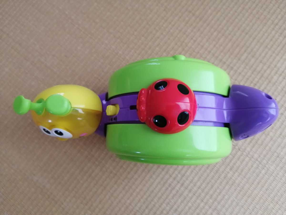 FisherPrice フィッシャープライス 3ステップでんでんむし カタツムリ　ミラー　でんでんむし ハイハイ　玩具　赤ちゃん玩具　ベビー玩具　_画像2