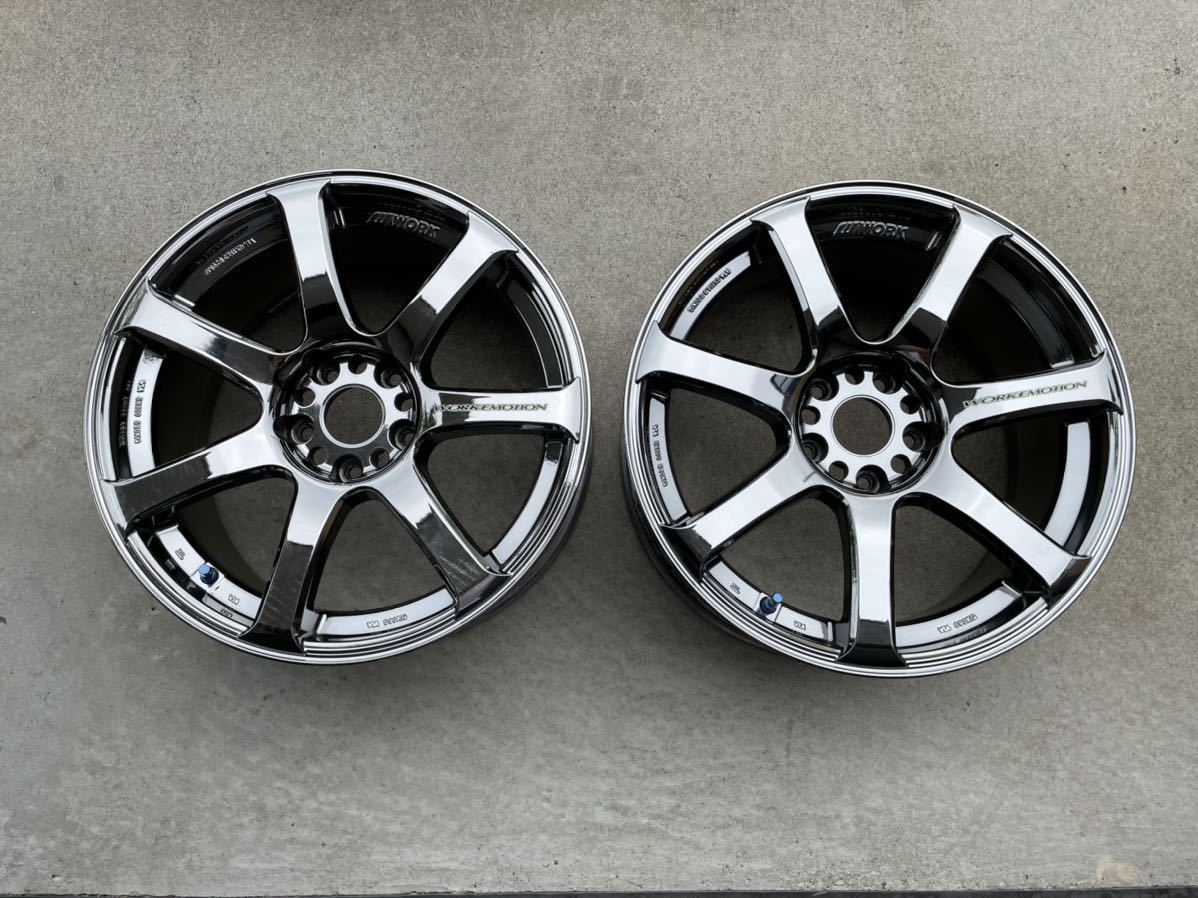 Yahoo!オークション - WORK EMOTION XT7 18インチ 8.5J+3...