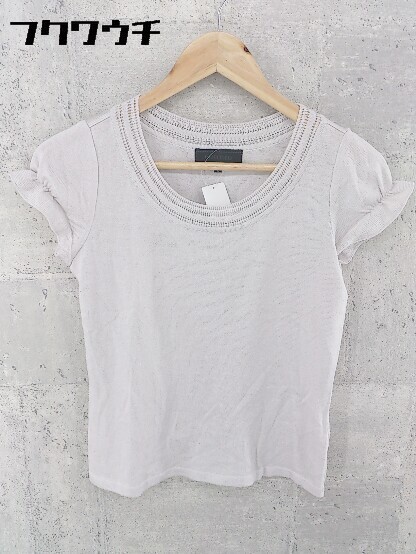 ◇ UNTITLED アンタイトル ニット 半袖 セーター 2サイズ グレー系 レディース_画像2