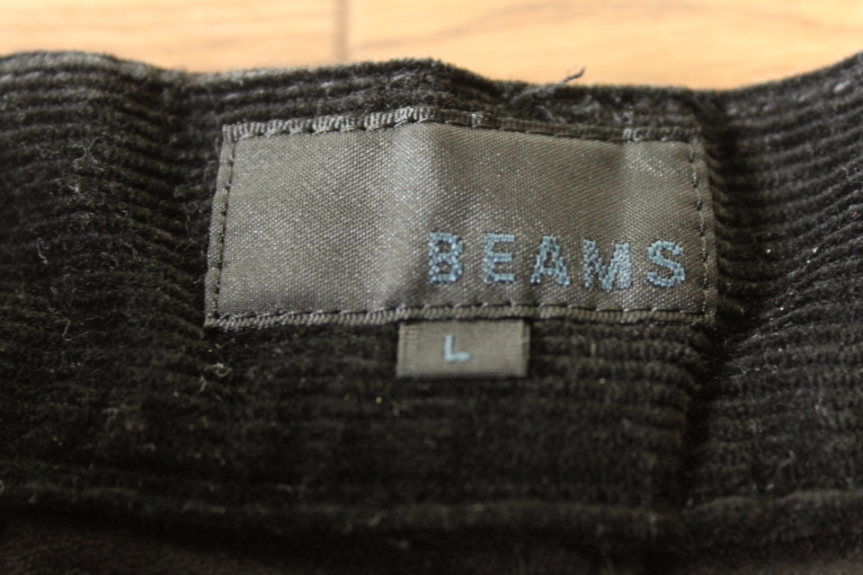 美品★送料無料★BEAMS ビームス★とっても素敵な定番コーデュロイパンツ★size L_画像2