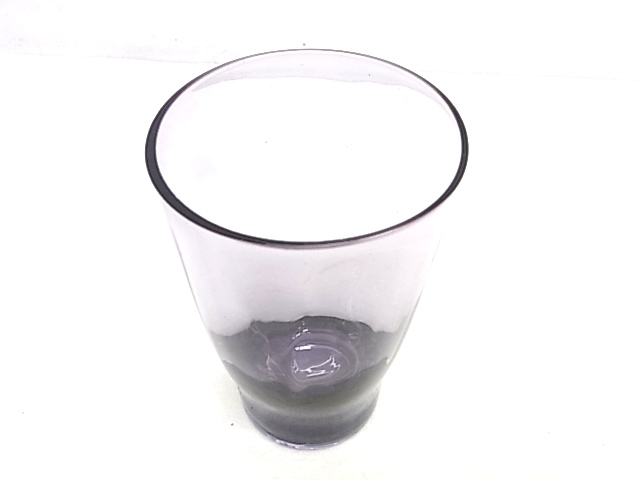e8549　ガラス製　中鉢　小鉢　グラス　6客セット　薄紫_画像9