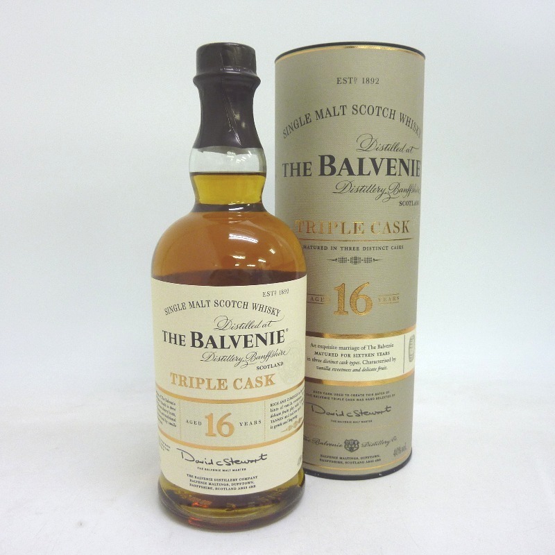 バルヴェニー 16年 トリプルカスク 700ml 箱付 shimizu-kazumichi.com