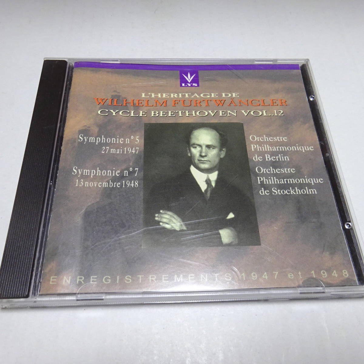 仏LYS「ベートーヴェン：交響曲第5番、第7番」フルトヴェングラー/1947-48年録音_画像1