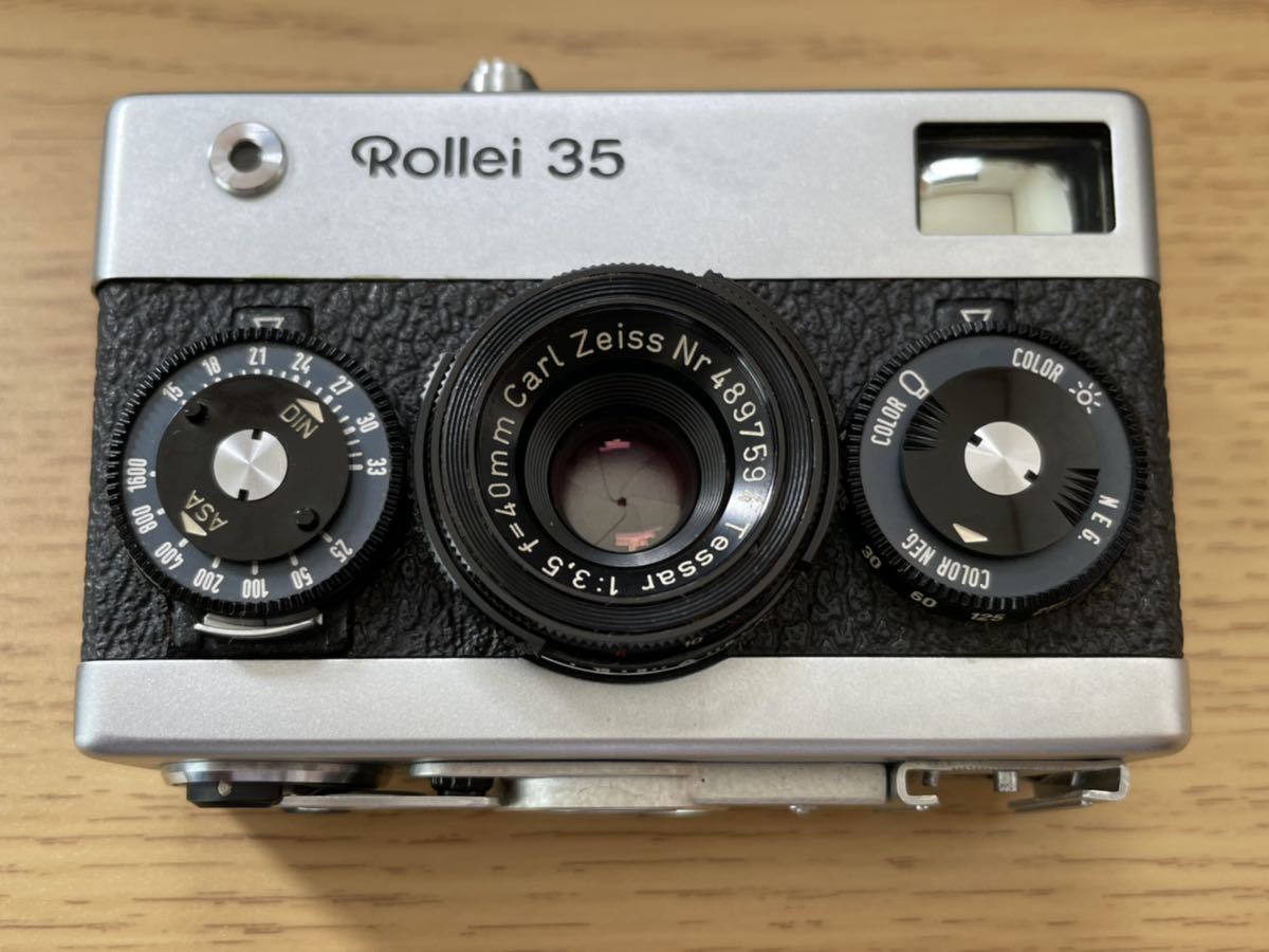 美品】Rollei 35 ローライ ドイツ製 ストラップ ケース レンズキャップ