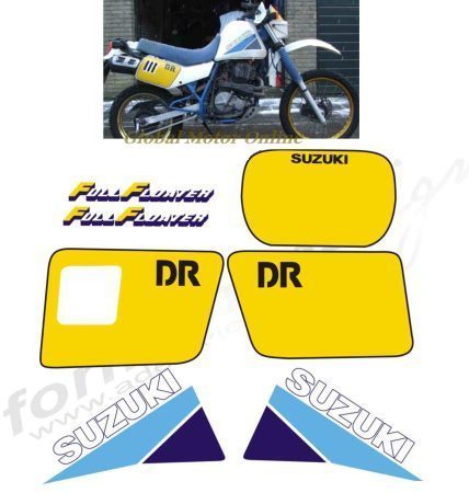 グラフィック デカール ステッカー 車体用 / スズキ DR600S 1986 レストア_画像1