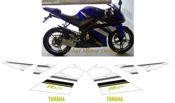 グラフィック デカール ステッカー 車体用 / ヤマハ YZF-R125 2009 レストア_画像1