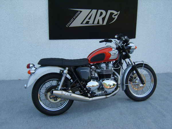 ZARD LM フルエキマフラー トライアンフ BONNEVILLE FI車