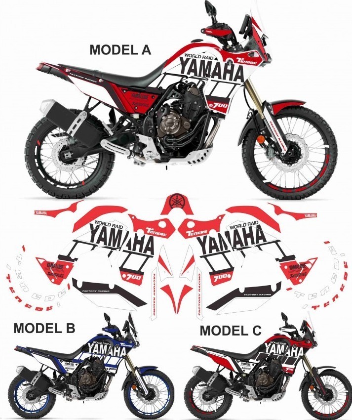 グラフィック デカール ステッカー 車体用 / ヤマハ Tenere700 テネレ700 2020- / SIGN サイン_画像1