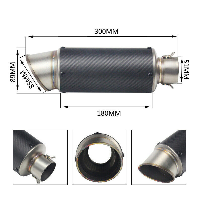 KO Lightning / 245mm/300mm Type:A～C スリップオン / ドゥカティ モンスター 696 695 796 795 1100 08-14 ハイパーモタード 796 10-12_画像6