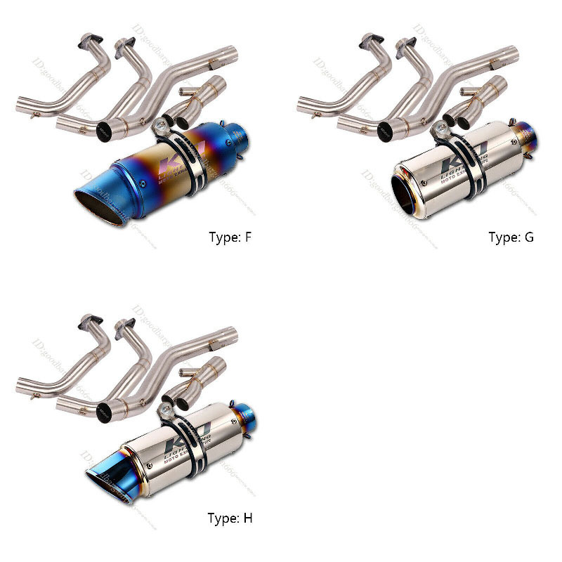 KO Lightning / 245mm/300mm Type:A,C～H フルエキゾースト マフラー / ホンダ CBR400R CB400F 400X 2013- (NC47 / NC47 後期)_画像7