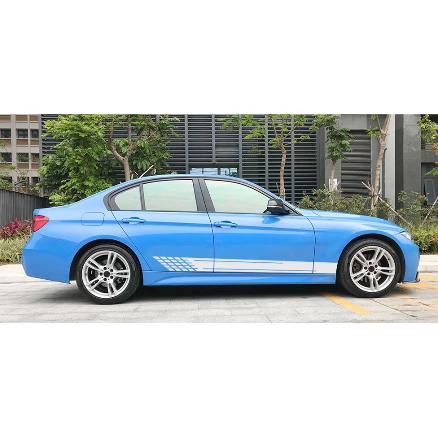 グラフィック デカール ステッカー 車体用 / BMW 3シリーズ Mパフォーマンス M3/ サイドドアストライプス2_画像1