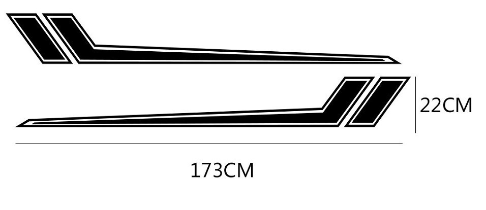 グラフィック デカール ステッカー 車体用 / ポルシェ 911 カレラ GTS GT2 GT3 / サイド ドア レーシング ホッケー バイナル_画像3