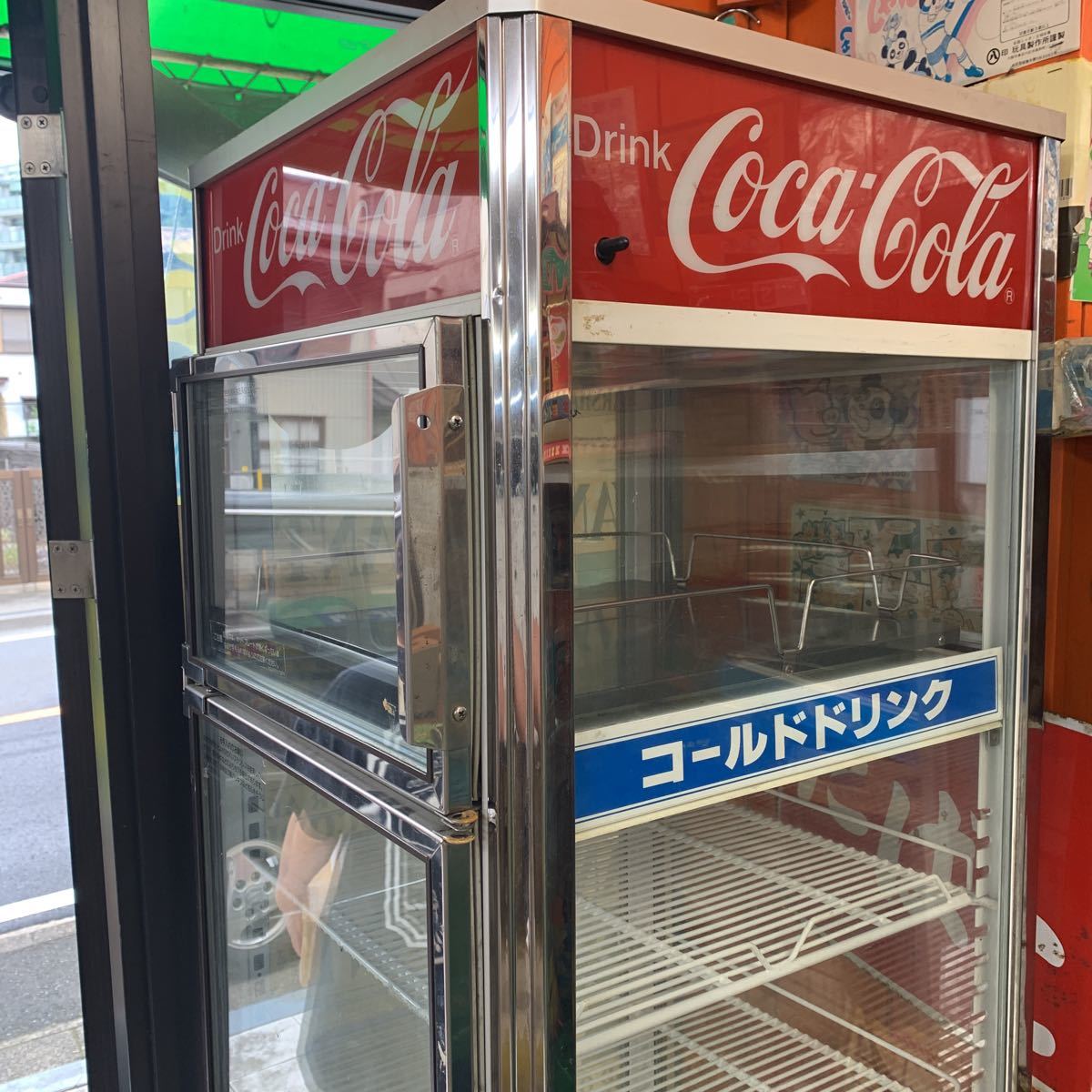 コカコーラ☆昭和レトロ☆昭和冷蔵ショーケース ☆コールド&ホット