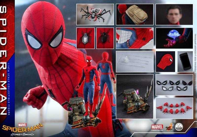 今日だけ値下げ、美品ホットトイズ クオータースケール スパイダーマン