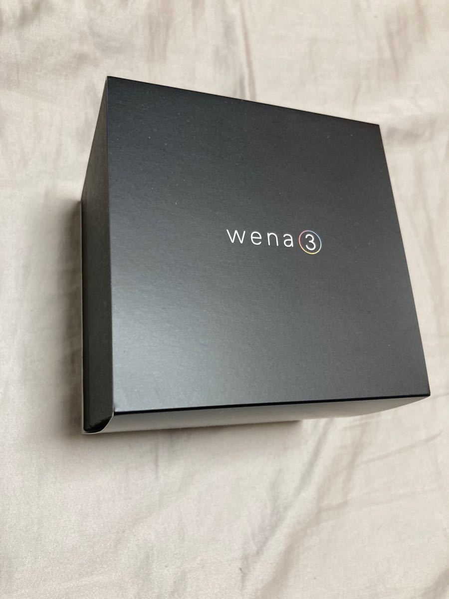 SONY wena 3 rubber Black スマートウォッチ WNW-A21A/B ソニー　ラバー