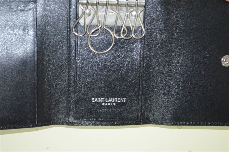 サンローラン パリ SAINT LAURENT paris　キーケース　キーホルダー　リング D1885_画像4