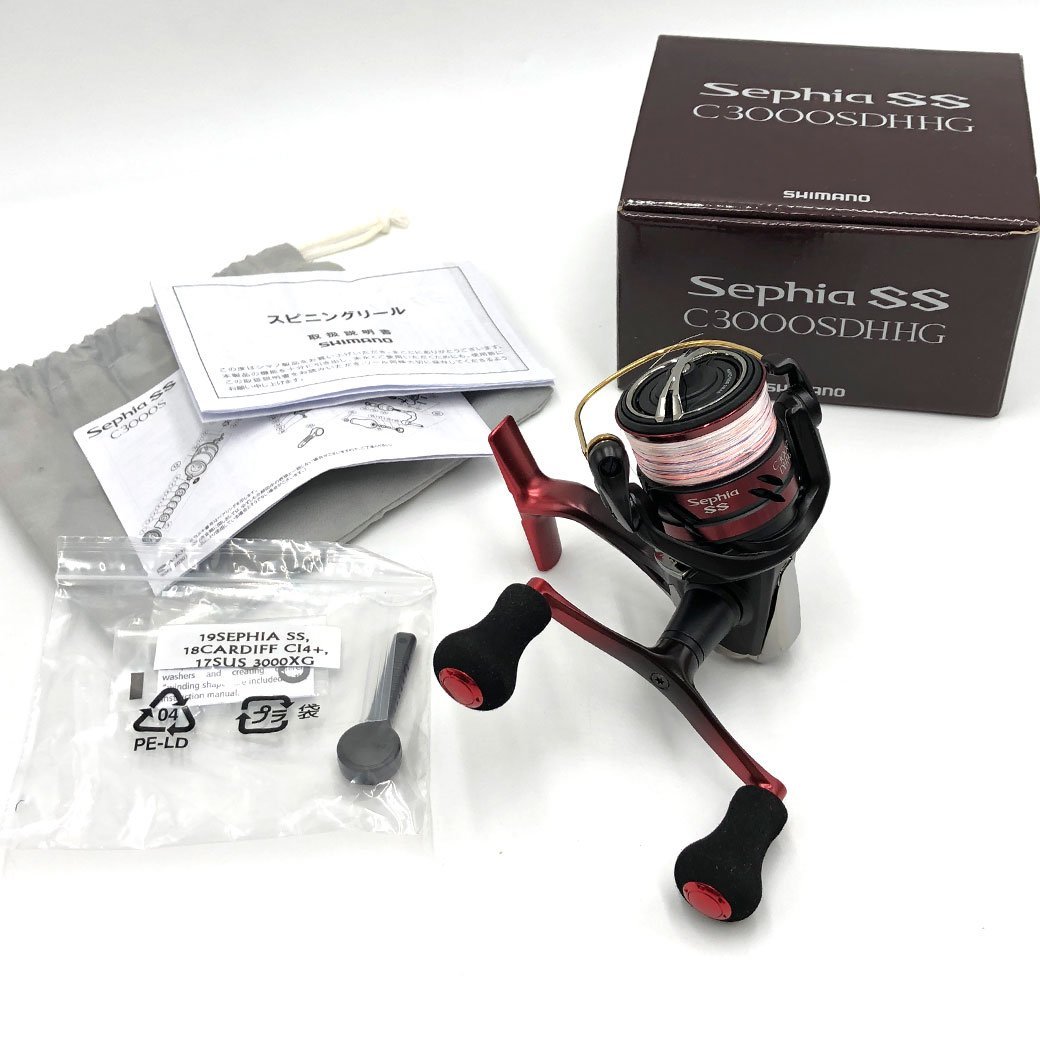 未使用】シマノ セフィア SS C3000SDHHG スピニングリール SHIMANO