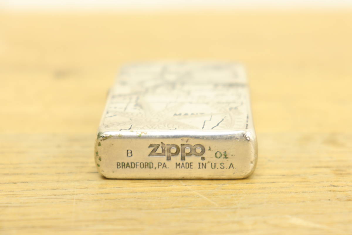 ZIPPO/ジッポー Marlboro/マルボロ ADVENTURE WEST 地図 コンパス 2001