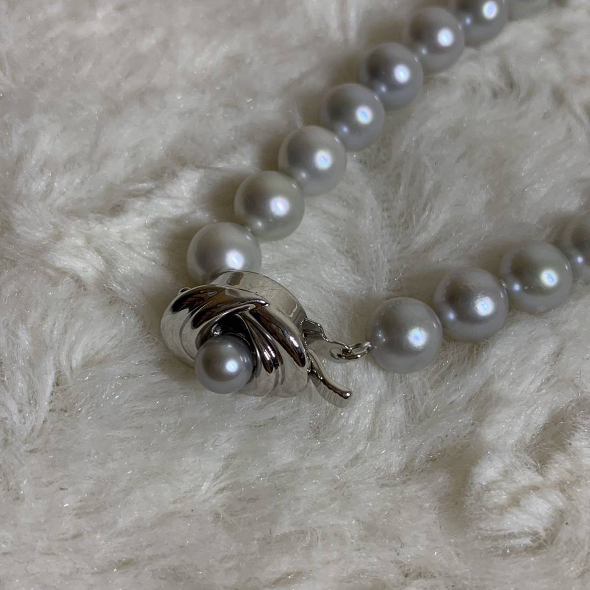 極美品】田崎真珠 TASAKI パールネックレス SILVER 7mm ブランド