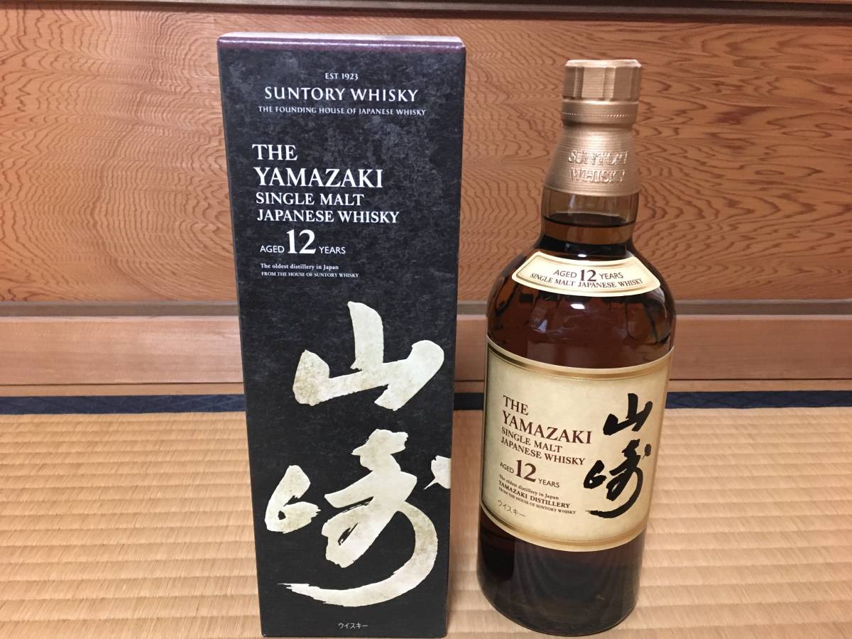 ☆新品未開栓☆ サントリー 山崎 12年 化粧箱付き シングルモルト