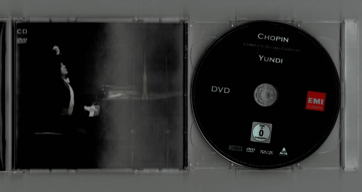 中古 輸入盤 CD + DVD YUNDI PLAYS CHOPIN LIVE IN BEIJING ライヴ イン 北京 ショパン・リサイタル ユンディ・リ EMI_画像4