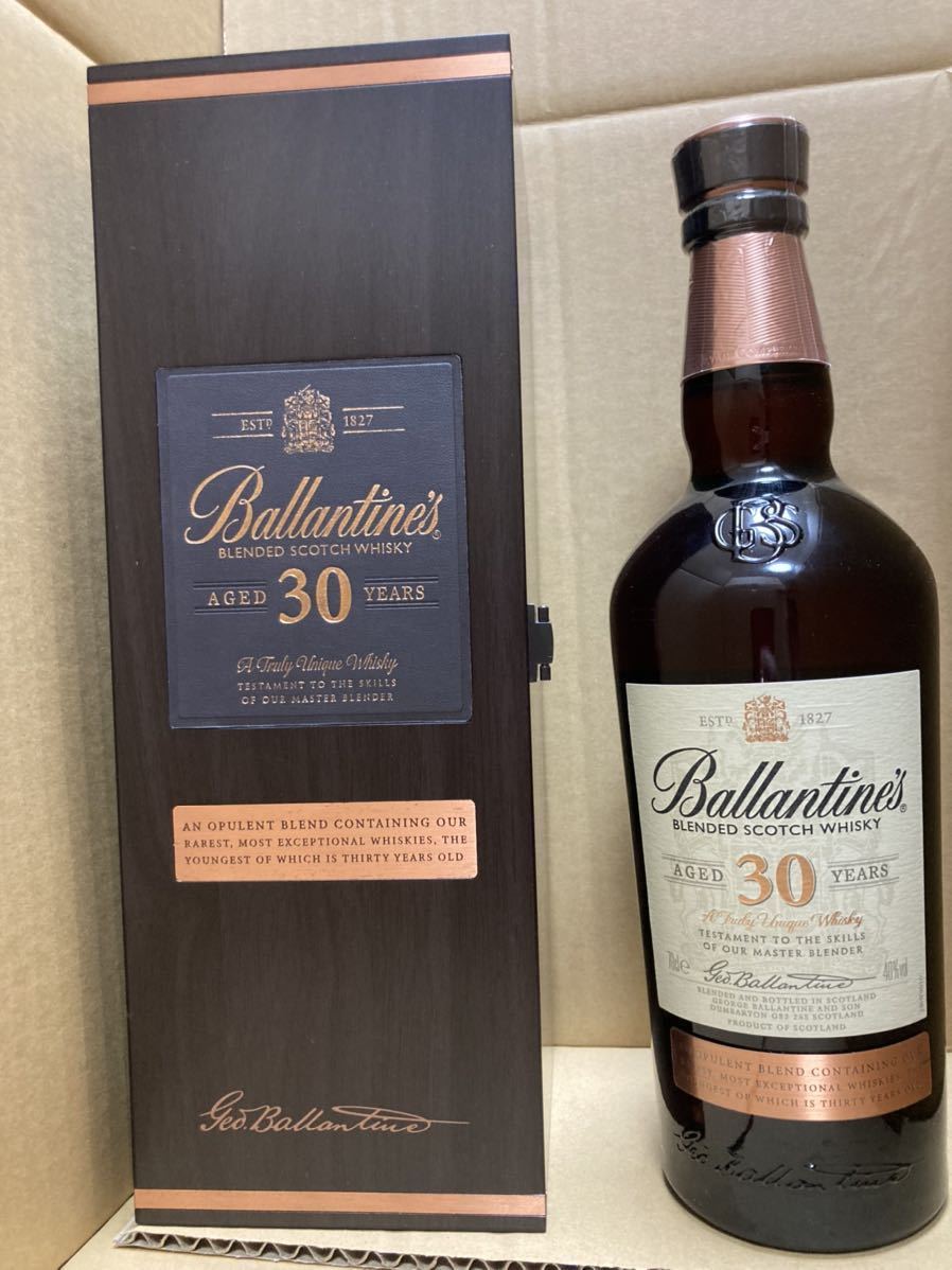 新品 未開封 バランタイン 30年 Ballantines 箱付き スコッチウイスキー