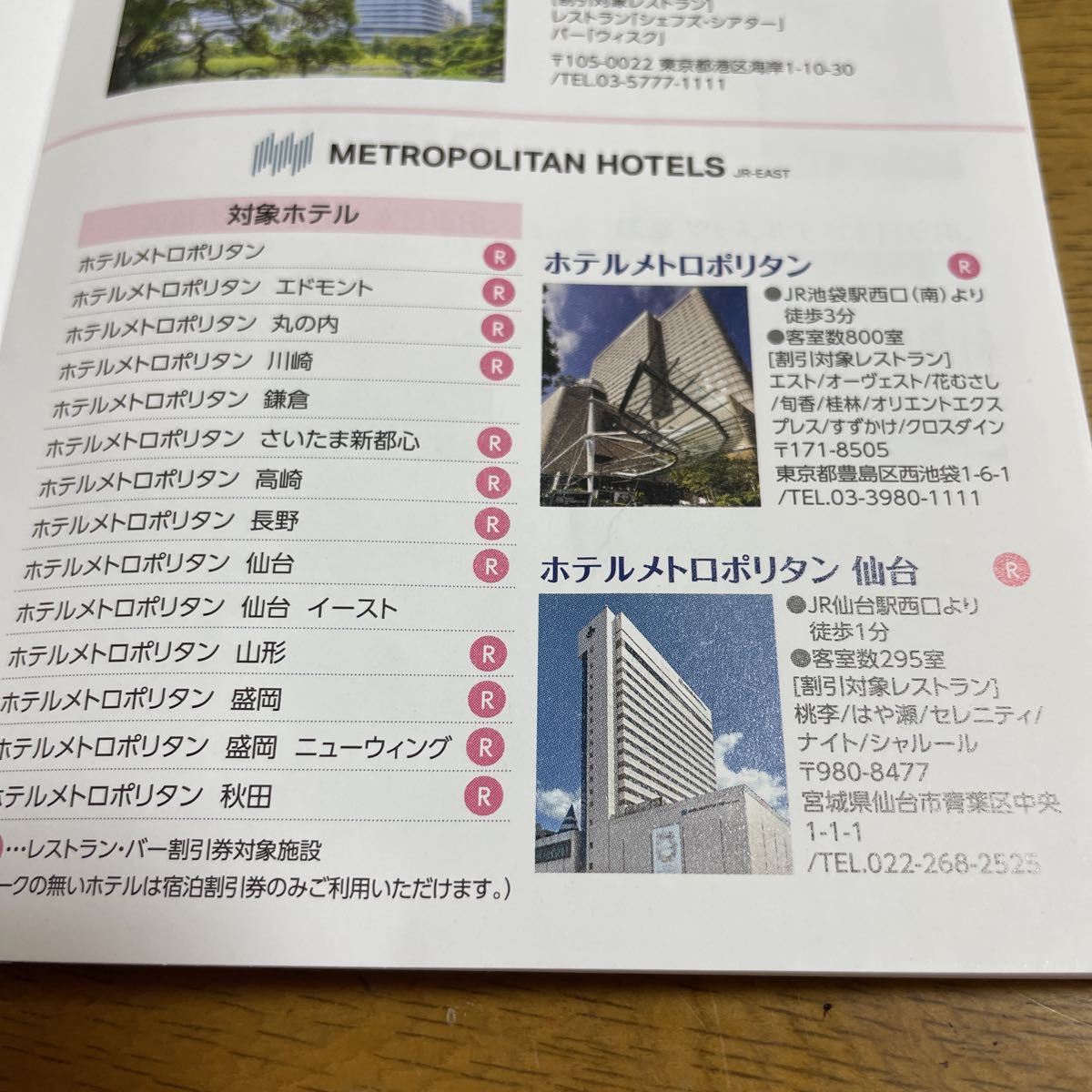 JR東日本 株主優待 直営レストラン　バー　割引券　10%割引＋ドリンク1杯無料　３枚セット　2023年6月30日迄_画像5