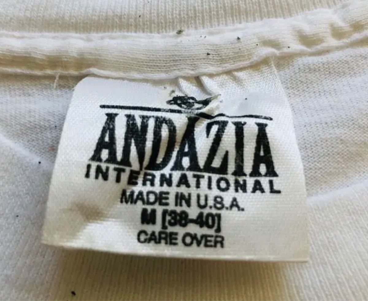 90s チェシャ猫 Tシャツ ANDAZIA 不思議の国のアリス Tシャツ メンズM
