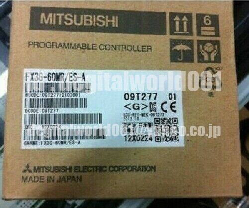 新品◆代引可◆東京発MITSUBISHI/三菱 FX3Gシリーズ シーケンサ FX3G-60MR/ES-A◆６ヶ月保証