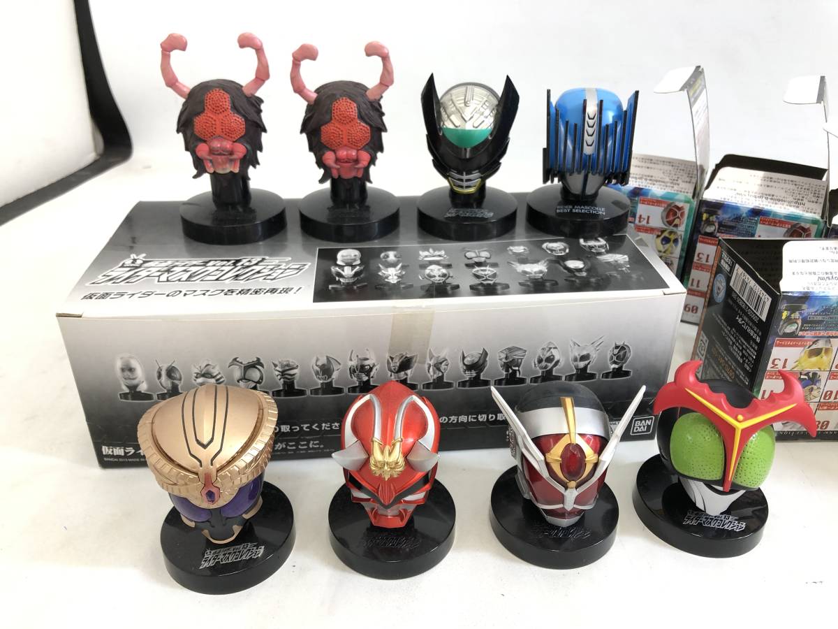 T220712-07K/ 仮面ライダー ライダーマスクコレクション 53個セット