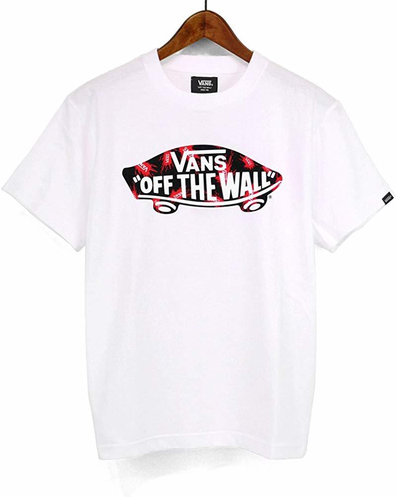 ■VANS Splash SK8OTW S/S T-Shirts 白/黒/赤 新品 サイズM バンズ スプラッシュ スケート オブザウォール Tシャツの画像2