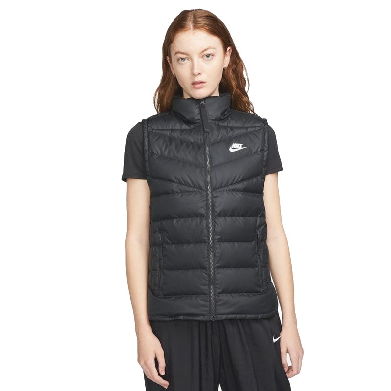 ■NIKE NSW W TF RPL WNDRUNNER VEST 黒 新品 サイズXXL ナイキ ウィメンズ サーマフィット ウィンドランナー ベスト ダウン DH4078-010