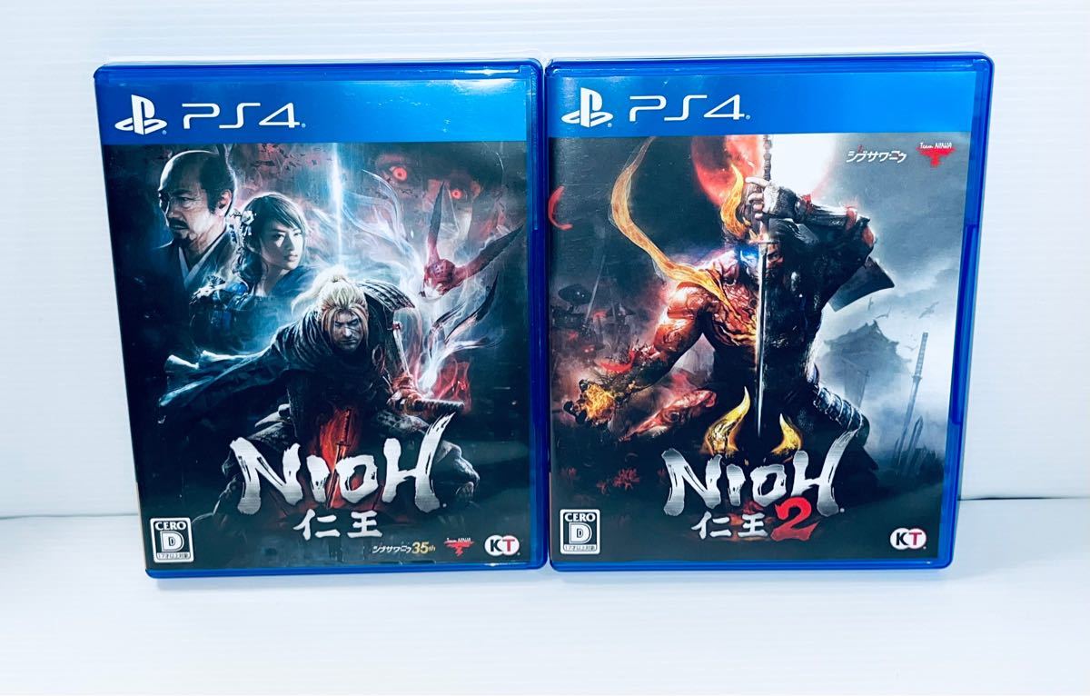 PS4 用 ソフト 仁王　NIOH 1/2 箱説付き　2本セット　