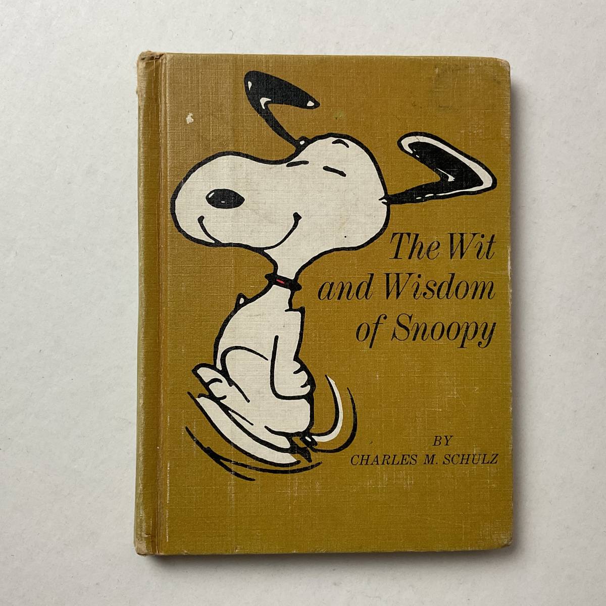 入手困難 レア 古書 スヌーピー The Wit and Wisdom of SNOOPY by CHARLES M. SCHULZ Hallmark 1967 USA 初版 チャールズ・M・シュルツの画像1