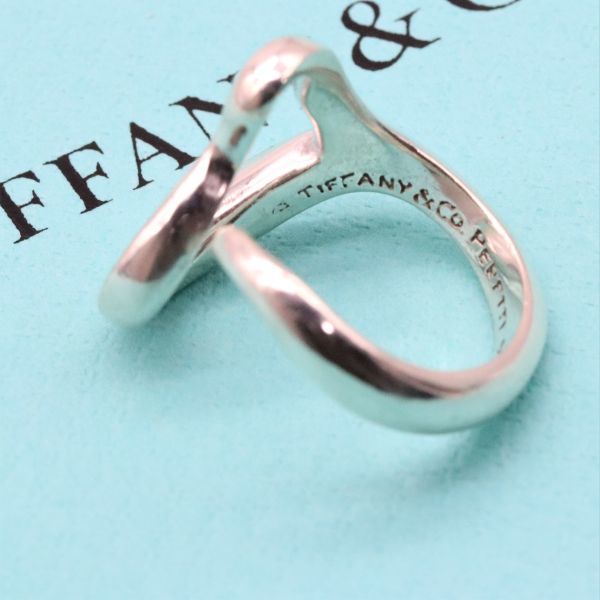 Tiffany & Co. シルバー 925 SILVER オープンハート リング