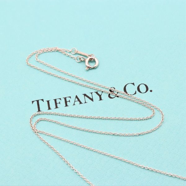 Tiffany ＆ Co. シルバー 925 SILVER ティファニー ネックレス オリーブ リーフ [7257]_画像2