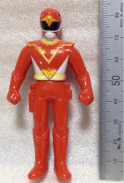 ジェットマン当時物!レッドホークソフビ!未開封!レア!入手困難です! 戦隊ジェットマン より レッドホーク ソフビ 聞か 同梱可(送140~